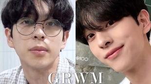 男士日韩妆容教程视频,打造清新自然日常美颜